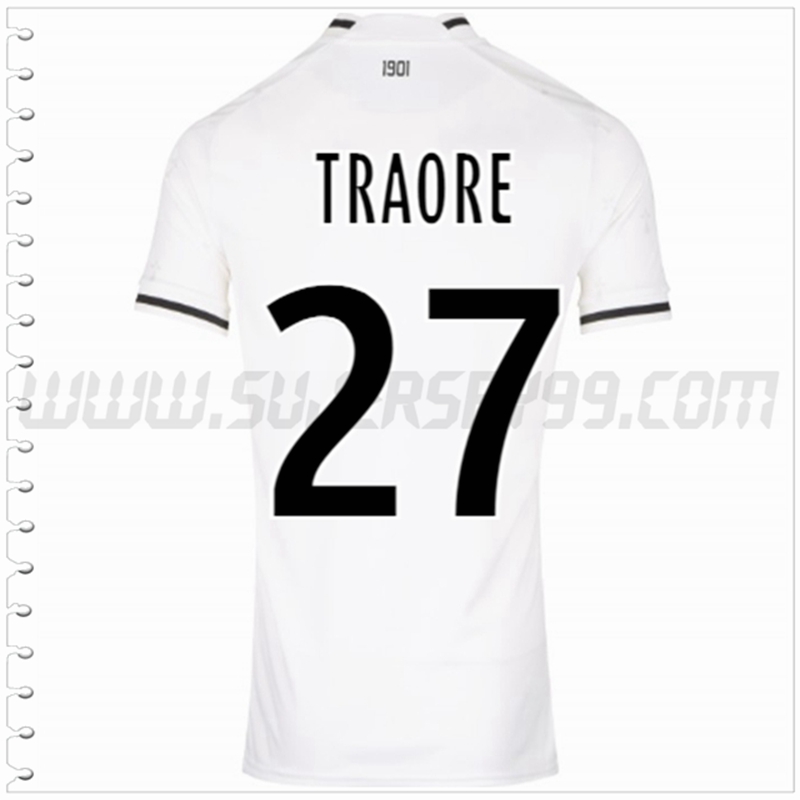 Segunda Camiseta Futbol Stade Rennais TRAORE #27 2022 2023