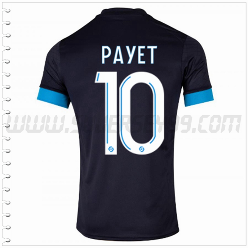 Segunda Camiseta Futbol Marsella OM PAYET #10 2022 2023