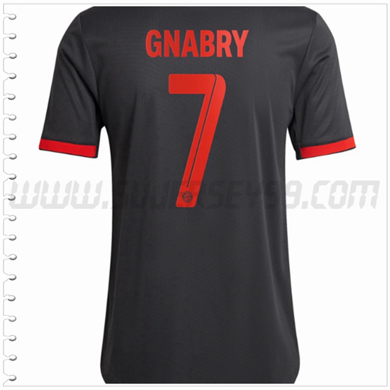 Tercera Camiseta Futbol Bayern Munich GNABRY #7 2022 2023