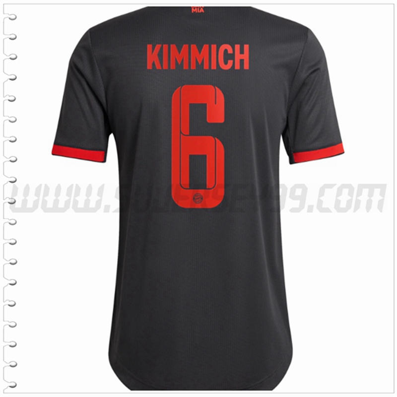 Tercera Camiseta Futbol Bayern Munich KIMMICH #6 2022 2023