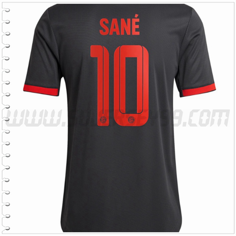 Tercera Camiseta Futbol Bayern Munich SANÉ #10 2022 2023