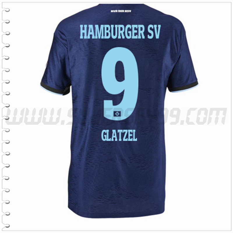 Segunda Camiseta Futbol HSV Hamburg GLATZEL #9 2022 2023