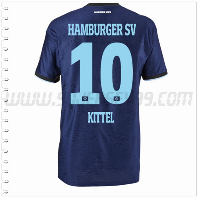 Segunda Camiseta Futbol HSV Hamburg KITTEL #10 2022 2023