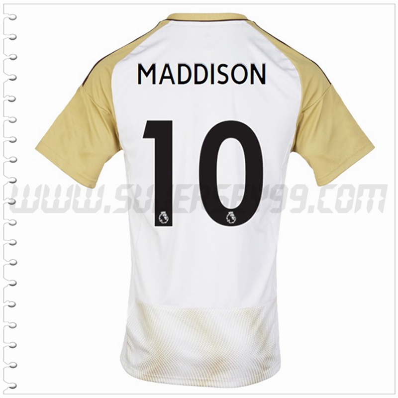 Tercera Camiseta Futbol Leicester City MADDISON #10 2022 2023