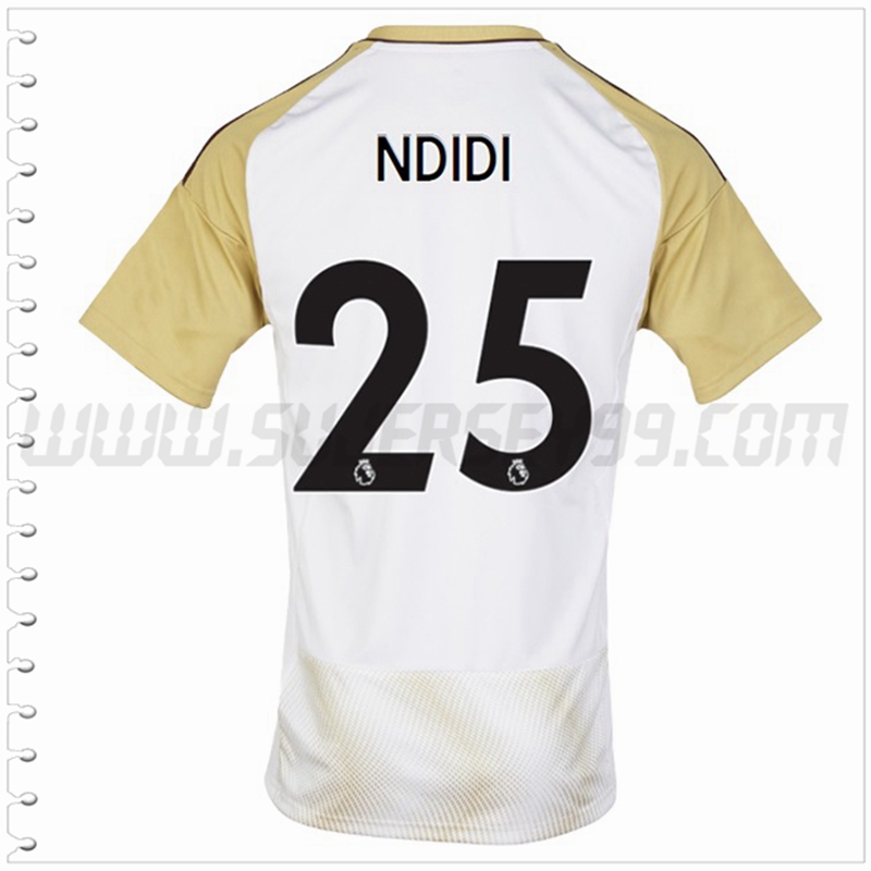 Tercera Camiseta Futbol Leicester City NDIDI #25 2022 2023