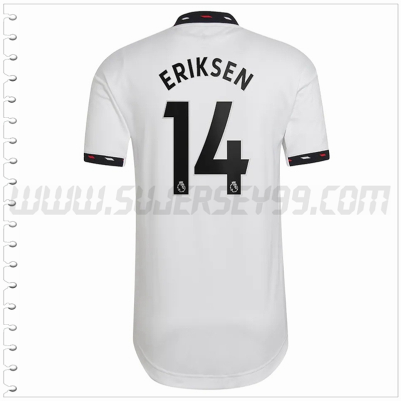 Segunda Camiseta Futbol Manchester United ERIKSEN #14 2022 2023