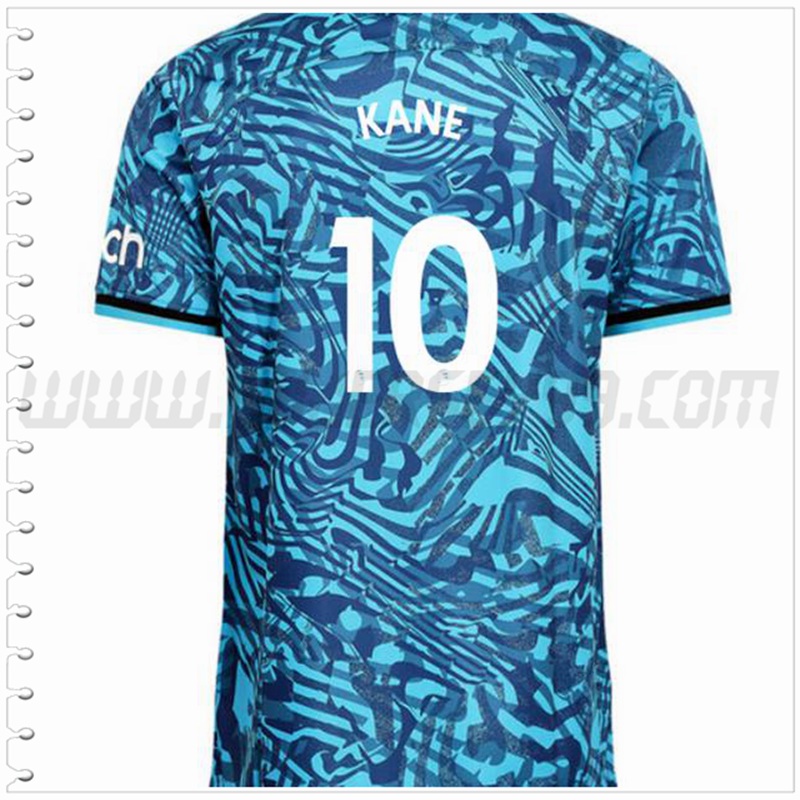 Tercera Camiseta Futbol Tottenham Hotspurs KANE #10 2022 2023