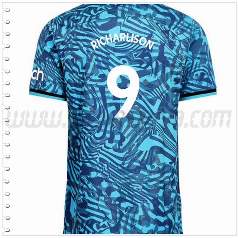 Tercera Camiseta Futbol Tottenham Hotspurs RICHARLISON #9 2022 2023