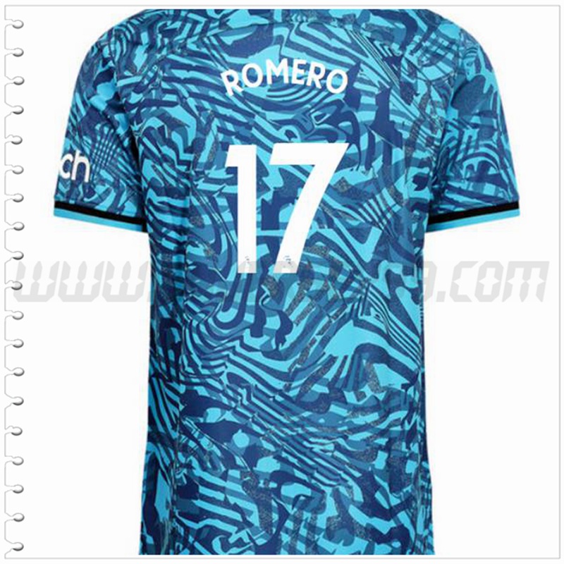 Tercera Camiseta Futbol Tottenham Hotspurs ROMERO #17 2022 2023