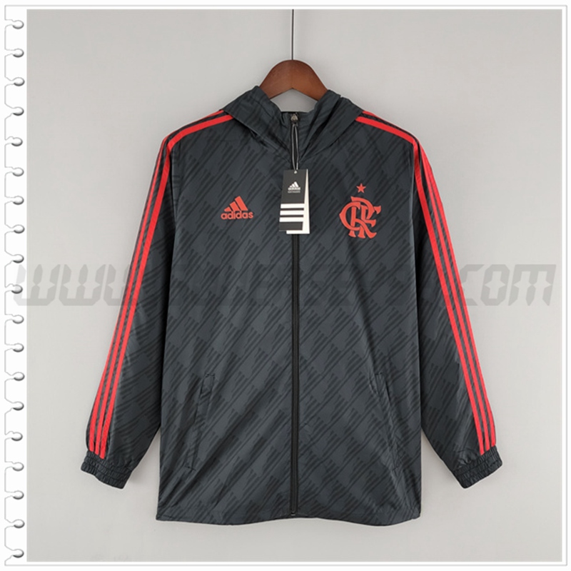 Rompevientos Flamengo Negro/Rojo 2022 2023