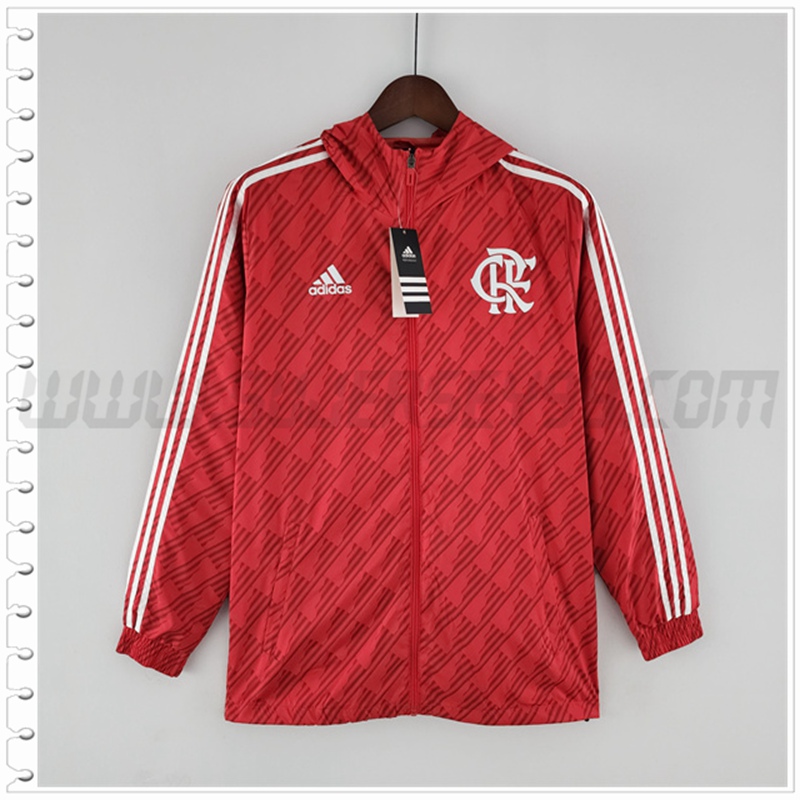 Rompevientos Flamengo Blanco/Rojo 2022 2023