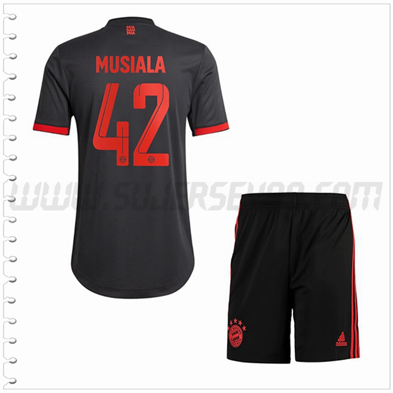 Equipacion del Bayern Munich MUSIALA #42 Ninos 2022 2023