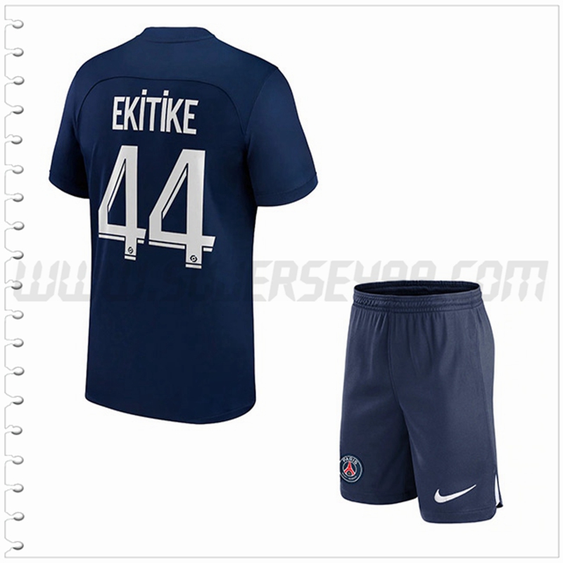 Equipacion del PSG EKITIKE #44 Ninos 2022 2023