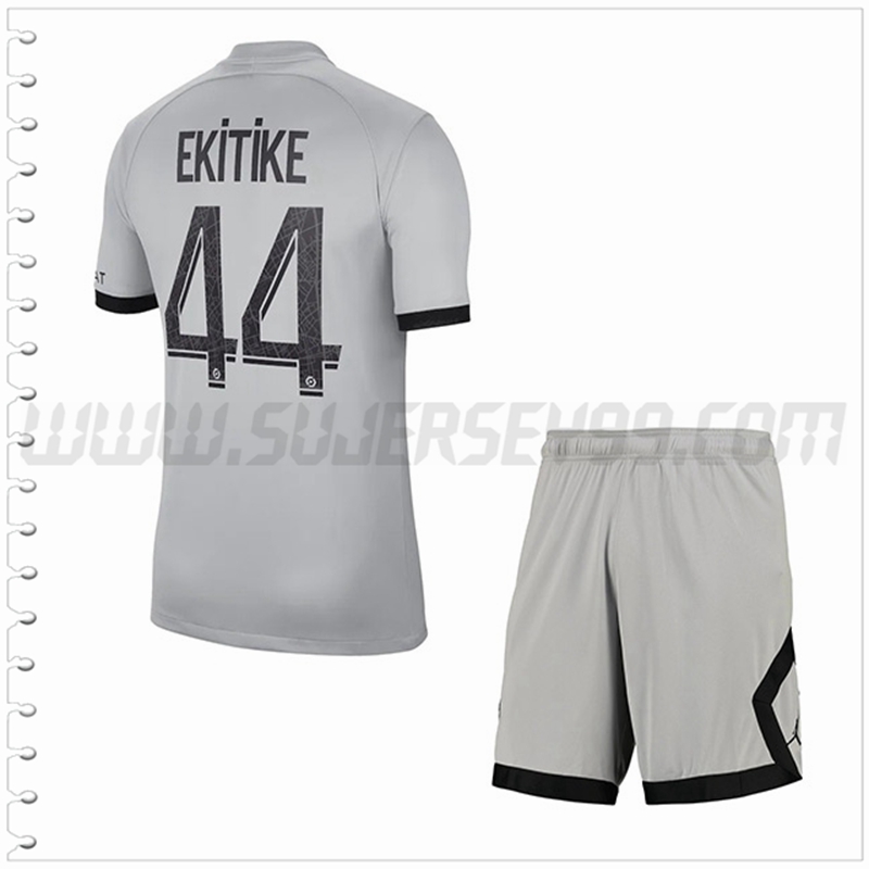 Equipacion del PSG EKITIKE #44 Ninos 2022 2023