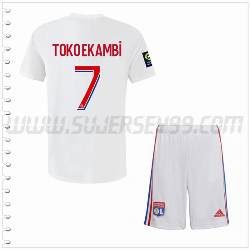 Equipacion del Lyon OL TOKOEKAMBI #7 Ninos 2022 2023