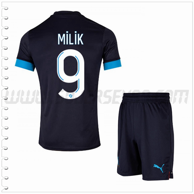 Equipacion del Marsella OM MILIK #9 Ninos 2022 2023