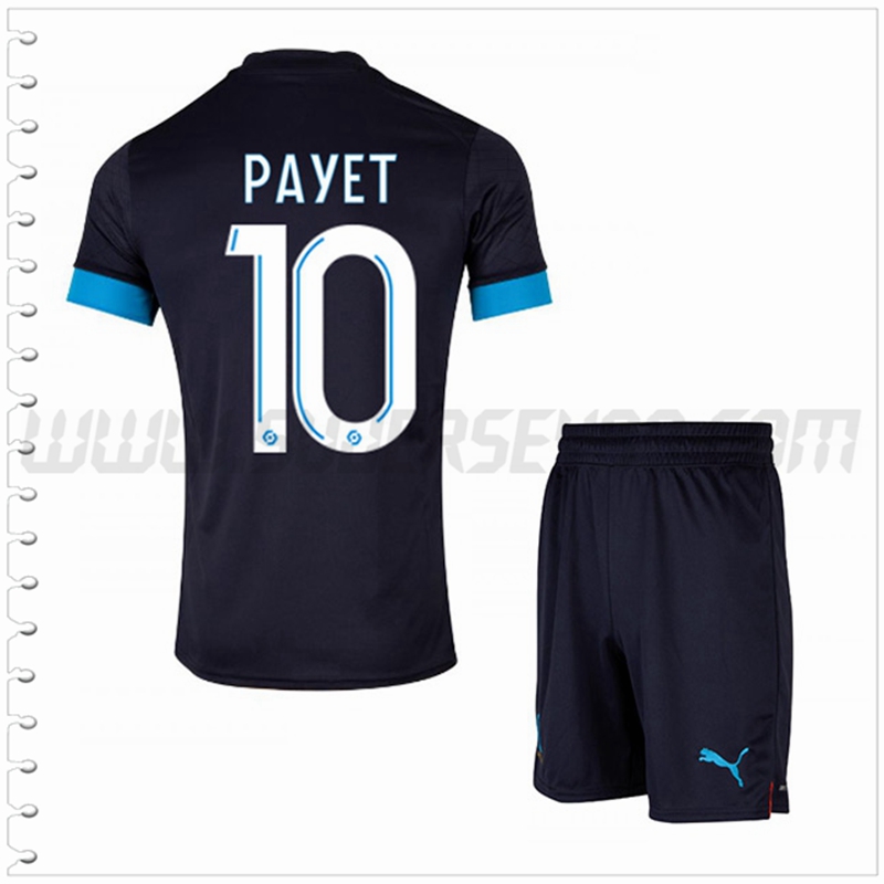 Equipacion del Marsella OM PAYET #10 Ninos 2022 2023