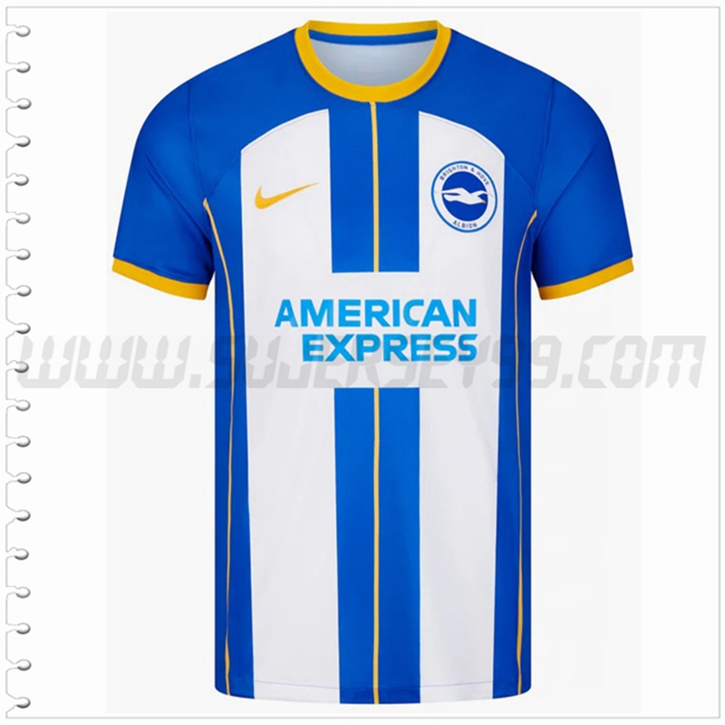 Primera Nuevo Camiseta Brighton Azul Blanco 2022 2023