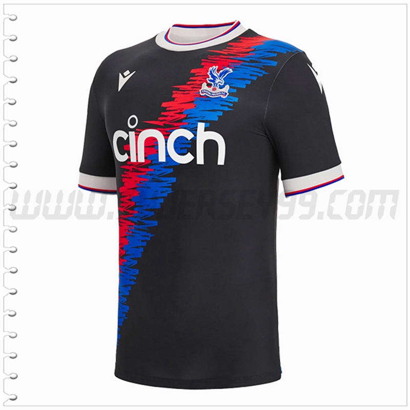 Tercera Nuevo Camiseta Crystal Palace Negro 2022 2023