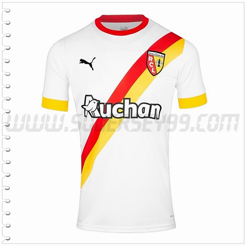 Tercera Nuevo Camiseta RC Lens Blanco 2022 2023