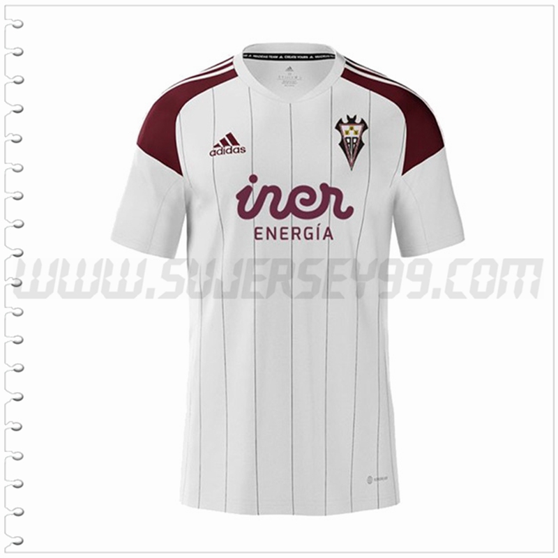 Primera Nuevo Camiseta Albacete Balompie Blanco 2022 2023
