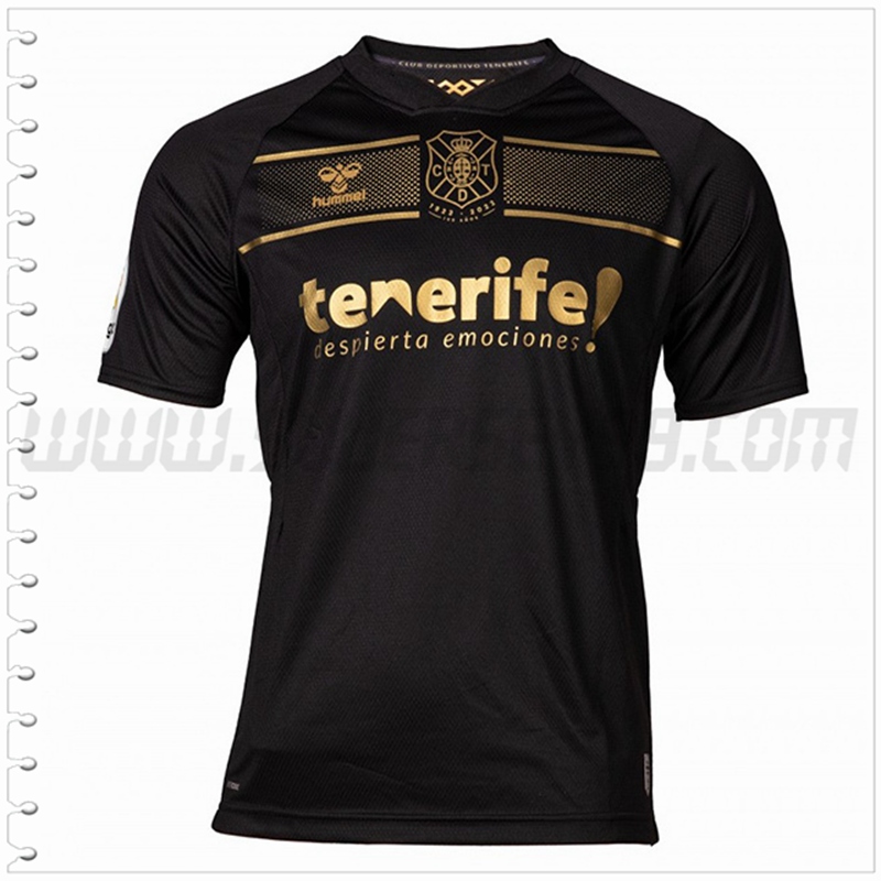 Segunda Nuevo Camiseta CD Tenerife Negro 2022 2023