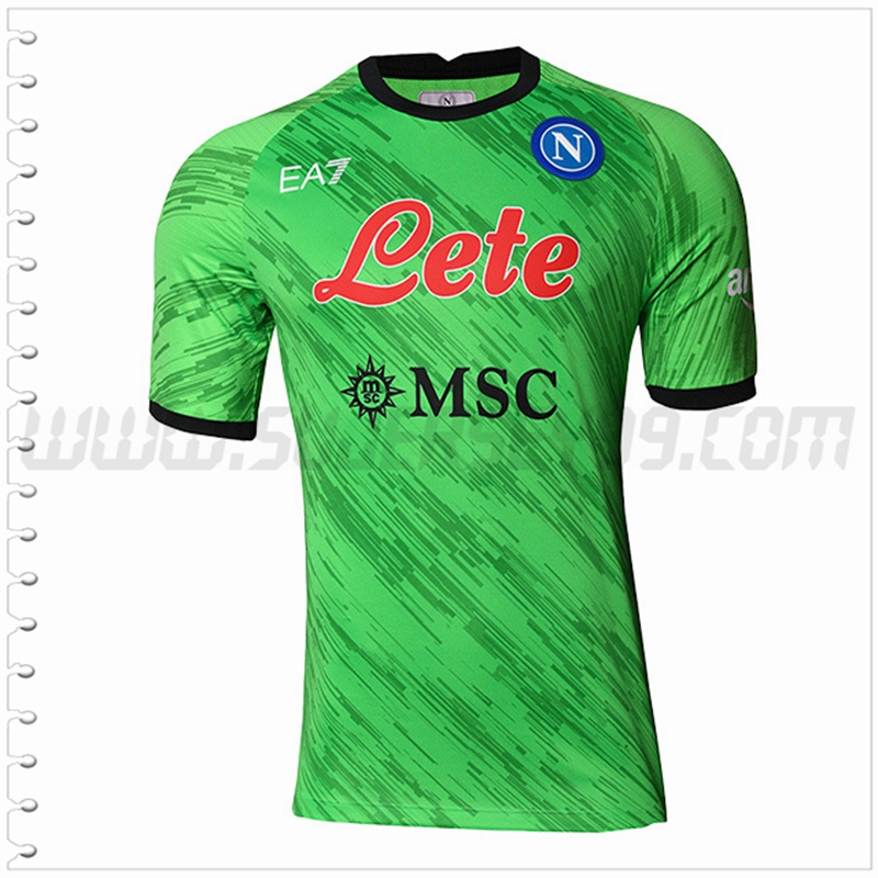 Nuevo Camiseta Portero SSC Nápoles Verde 2022 2023