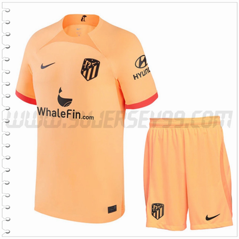 Tercera Equipacion del Atletico Madrid + Pantalones Cortos 2022 2023