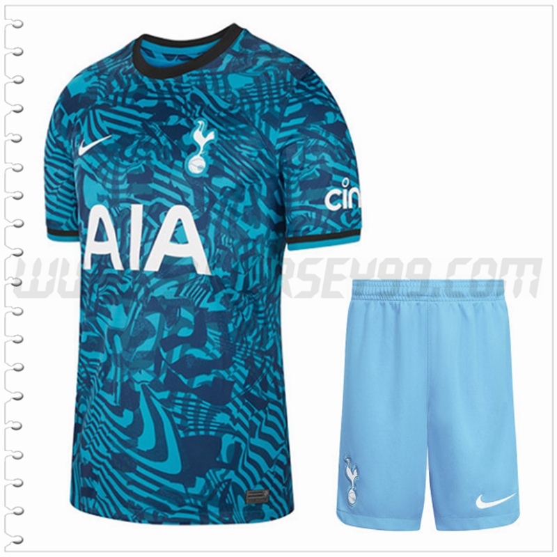 Tercera Equipacion del Tottenham Hotspurs + Pantalones Cortos 2022 2023