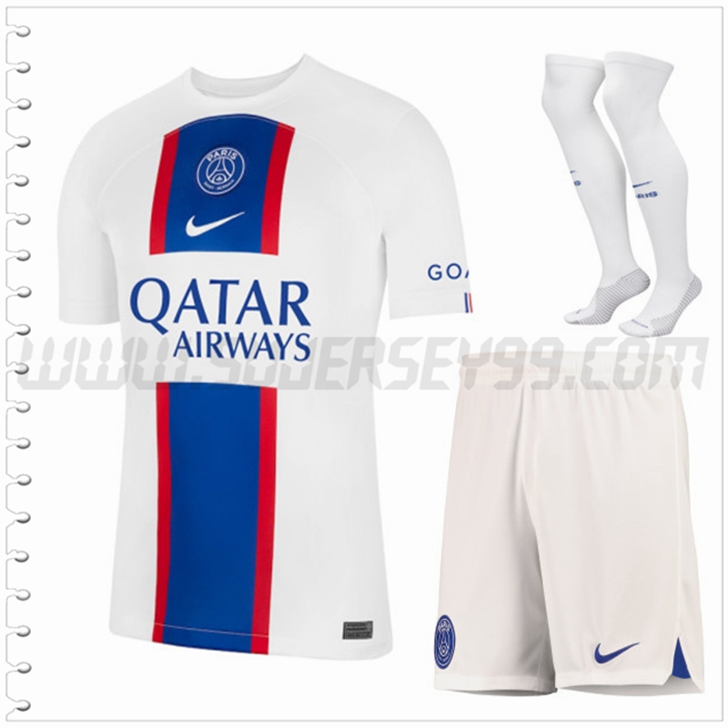 Tercera Equipacion del Paris PSG (Pantalones + Calcetines) 2022 2023