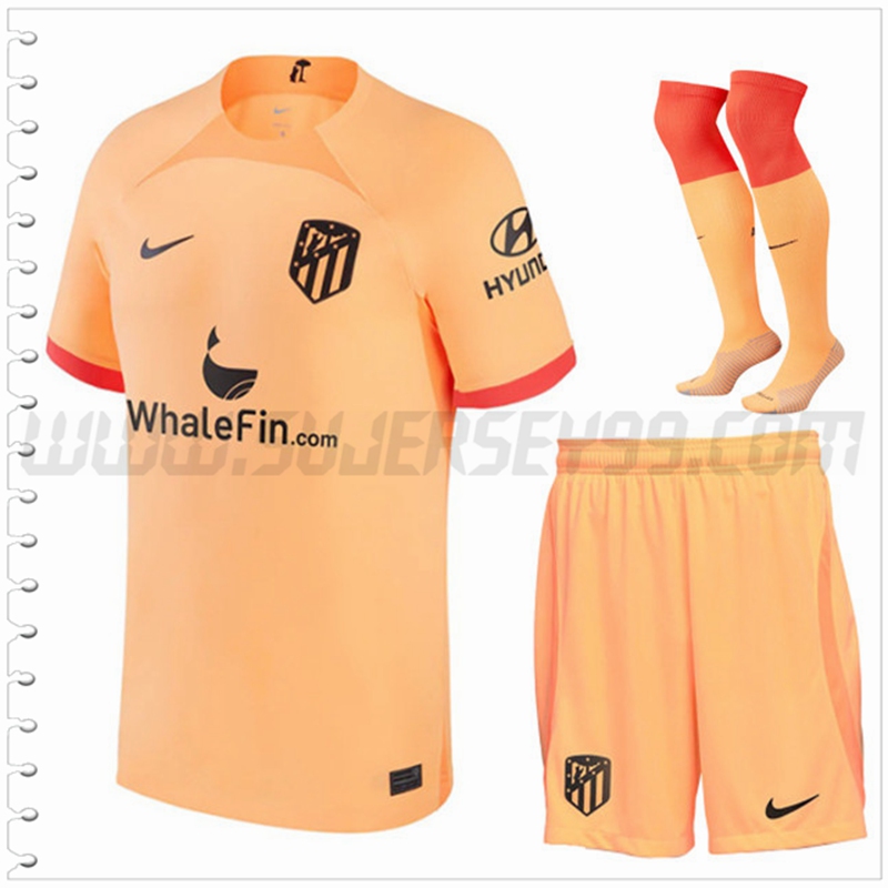 Tercera Equipacion del Atletico Madrid (Pantalones + Calcetines) 2022 2023