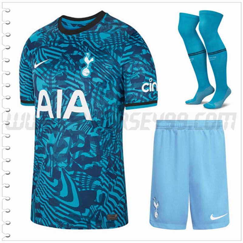 Tercera Equipacion del Tottenham Hotspurs (Pantalones + Calcetines) 2022 2023