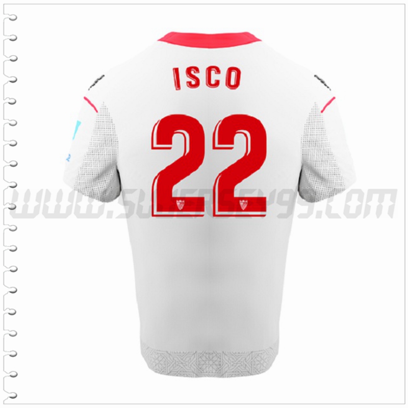 Primera Camiseta Futbol Sevilla FC Isco #22 2022 2023
