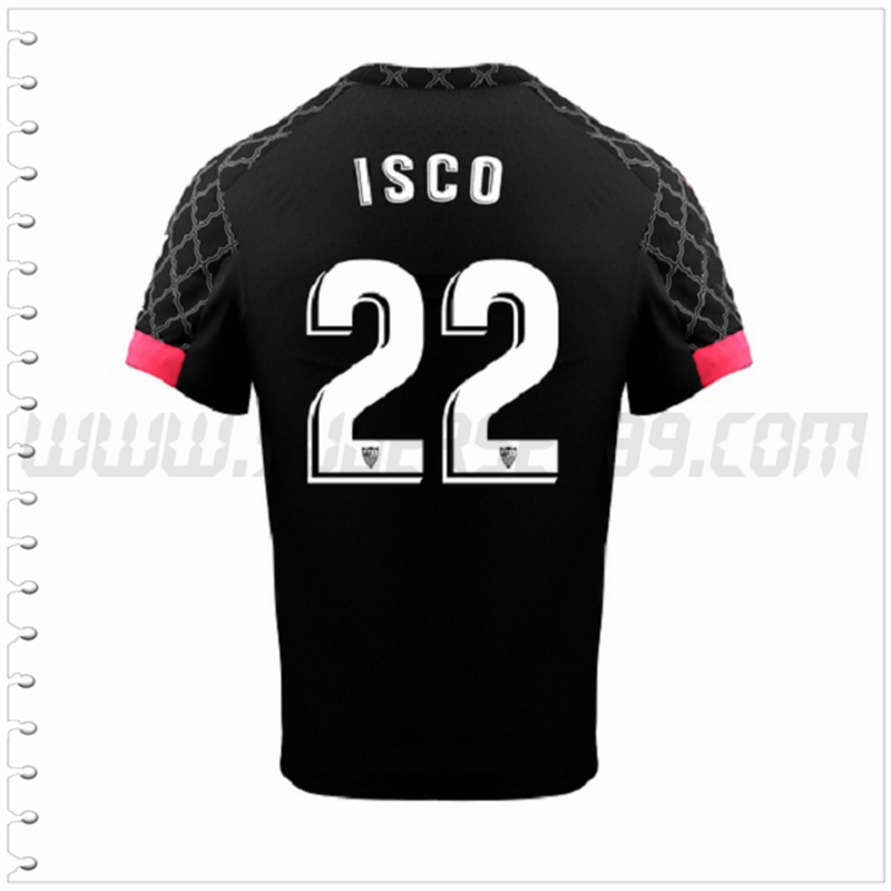 Tercera Camiseta Futbol Sevilla FC Isco #22 2022 2023