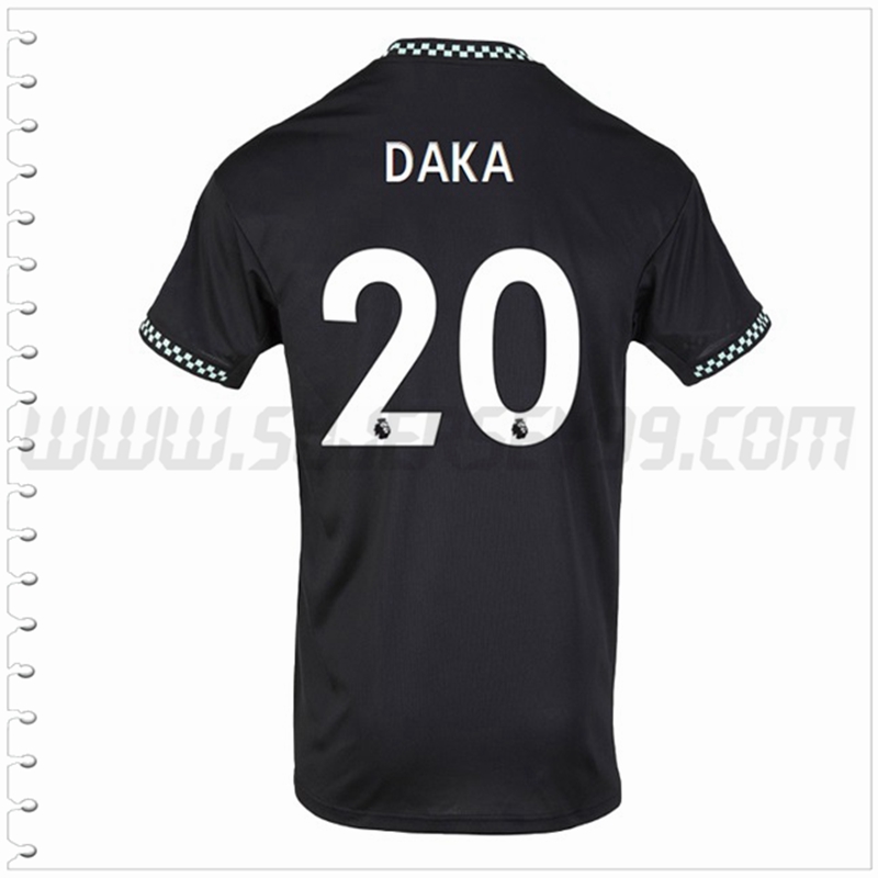 Segunda Camiseta Futbol Leicester City DAKA #20 2022 2023