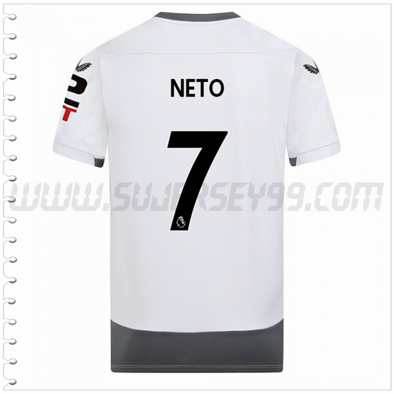 Tercera Camiseta Futbol Wolves NETO #7 2022 2023