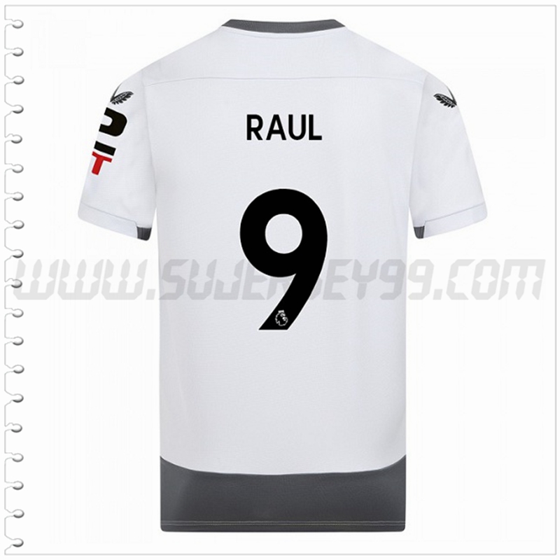 Tercera Camiseta Futbol Wolves RAÚL #9 2022 2023