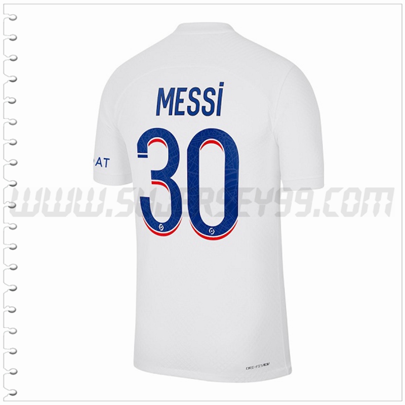 Tercera Camiseta Futbol Paris PSG MESSI #30 2022 2023