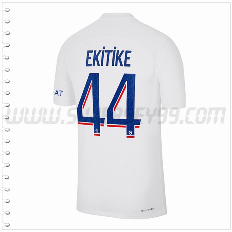 Tercera Camiseta Futbol Paris PSG EKITIKE #44 2022 2023