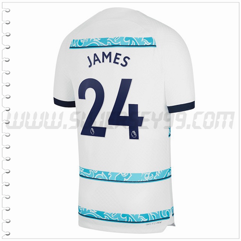 Segunda Camiseta Futbol FC Chelsea JAMES #24 2022 2023