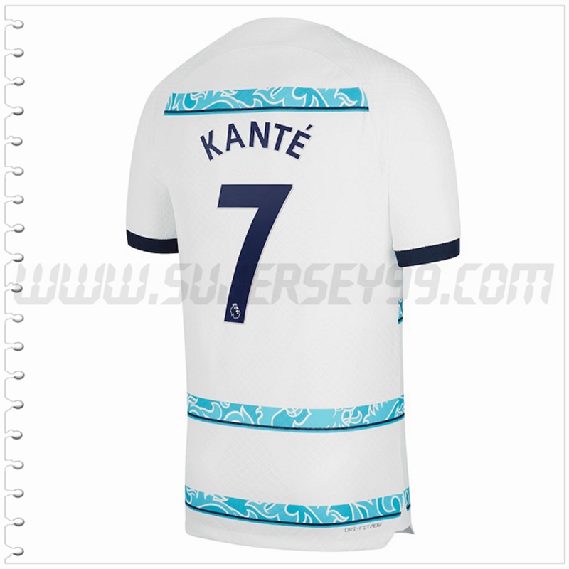 Segunda Camiseta Futbol FC Chelsea KANTÉ #7 2022 2023