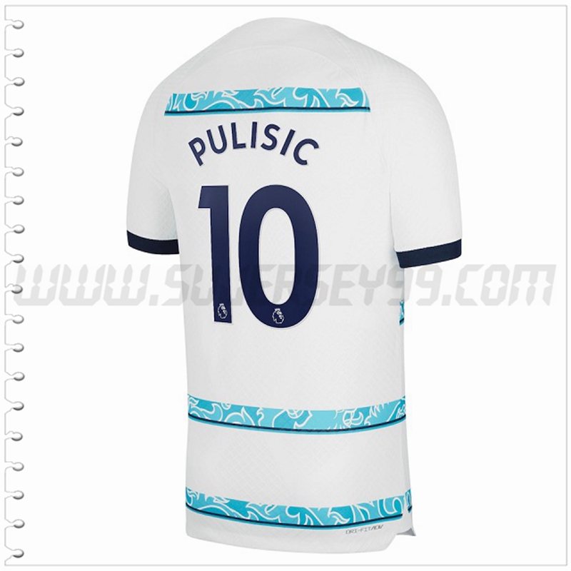 Segunda Camiseta Futbol FC Chelsea PULISIC #10 2022 2023