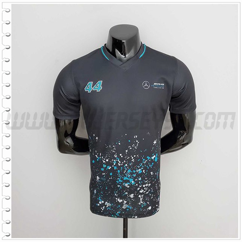 Camiseta Entrenamiento F1 Mercedes Benz Team Negro 2022