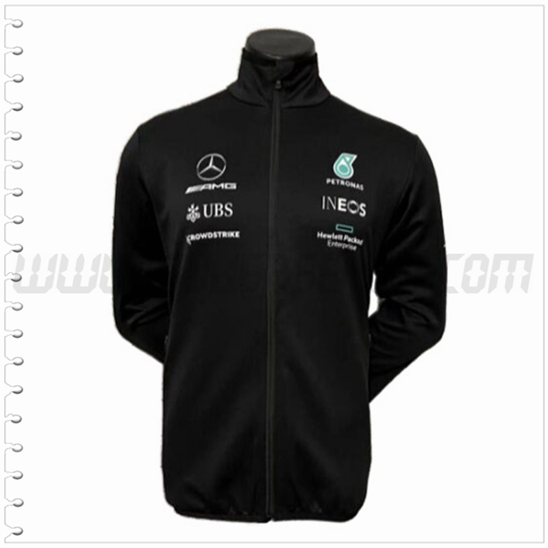 Chaqueta F1 Mercedes Benz Team Negro 2022