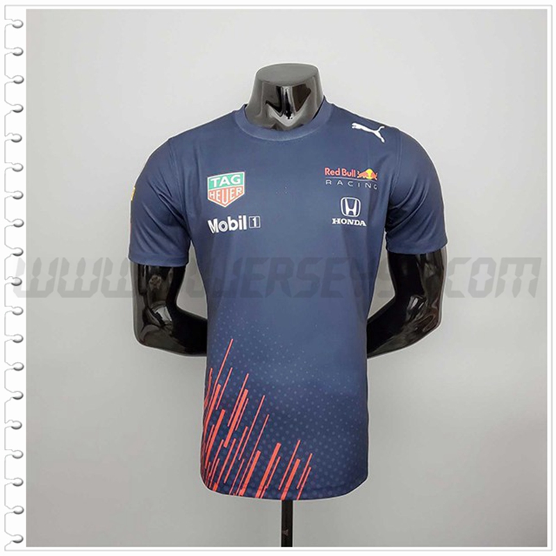 Camiseta Entrenamiento F1 RedBull Racing Team Azul Oscuro 2022