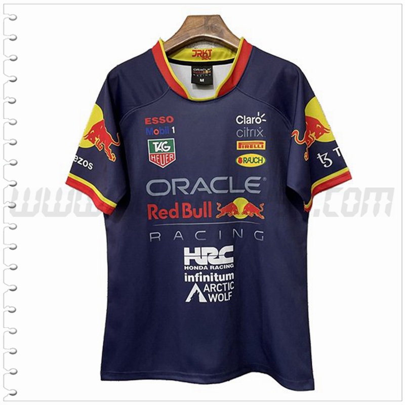 Camiseta Entrenamiento F1 RedBull Racing Team Azul Oscuro 2022