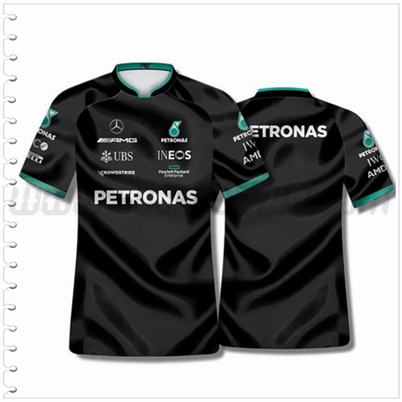 Camiseta Entrenamiento F1 Mercedes Benz Team Negro 2022