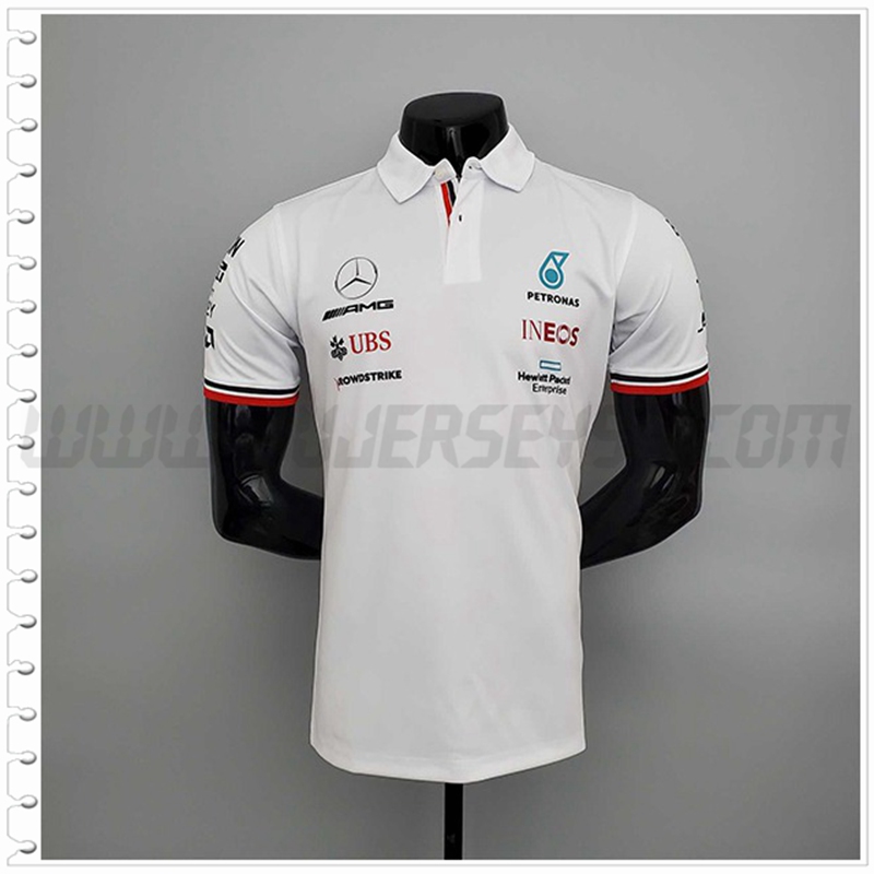 Polo F1 Mercedes Benz Team Blanco 2022