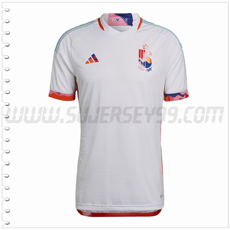 Segunda Nuevo Camiseta Equipo Bélgica 2022 2023