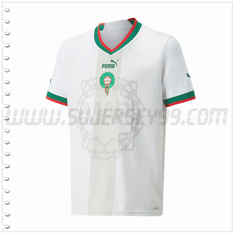 Segunda Nuevo Camiseta Equipo Marruecos 2022 2023